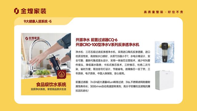 人居系统赋能高品质住宅新时代J9九游会金煌家装九大健康(图6)